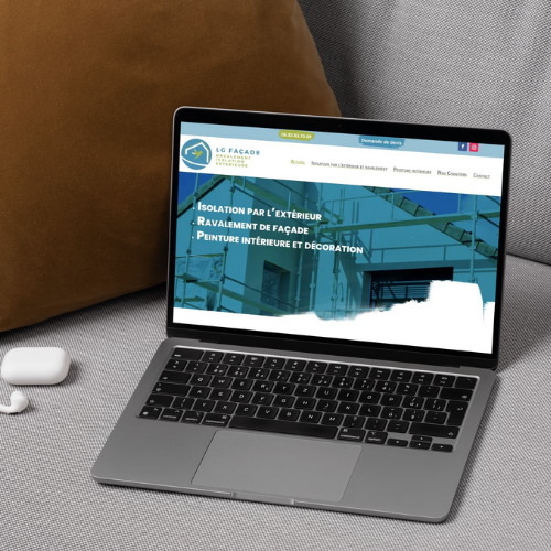 création du site internet de lg façade